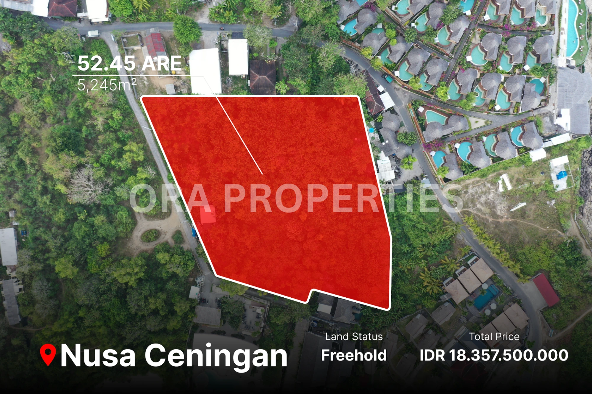 Nusa Ceningan Land Commercial zoning