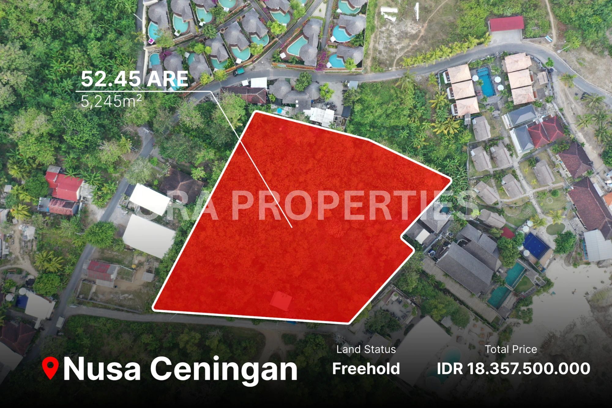 Nusa Ceningan Land Commercial zoning