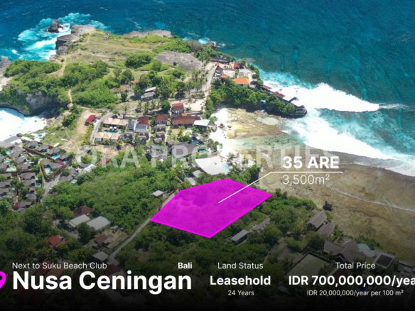 Nusa Ceningan Land – Next to Suku Beach Club