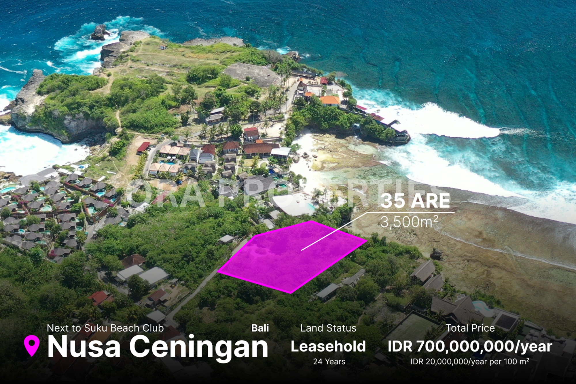 Nusa Ceningan Land – Next to Suku Beach Club