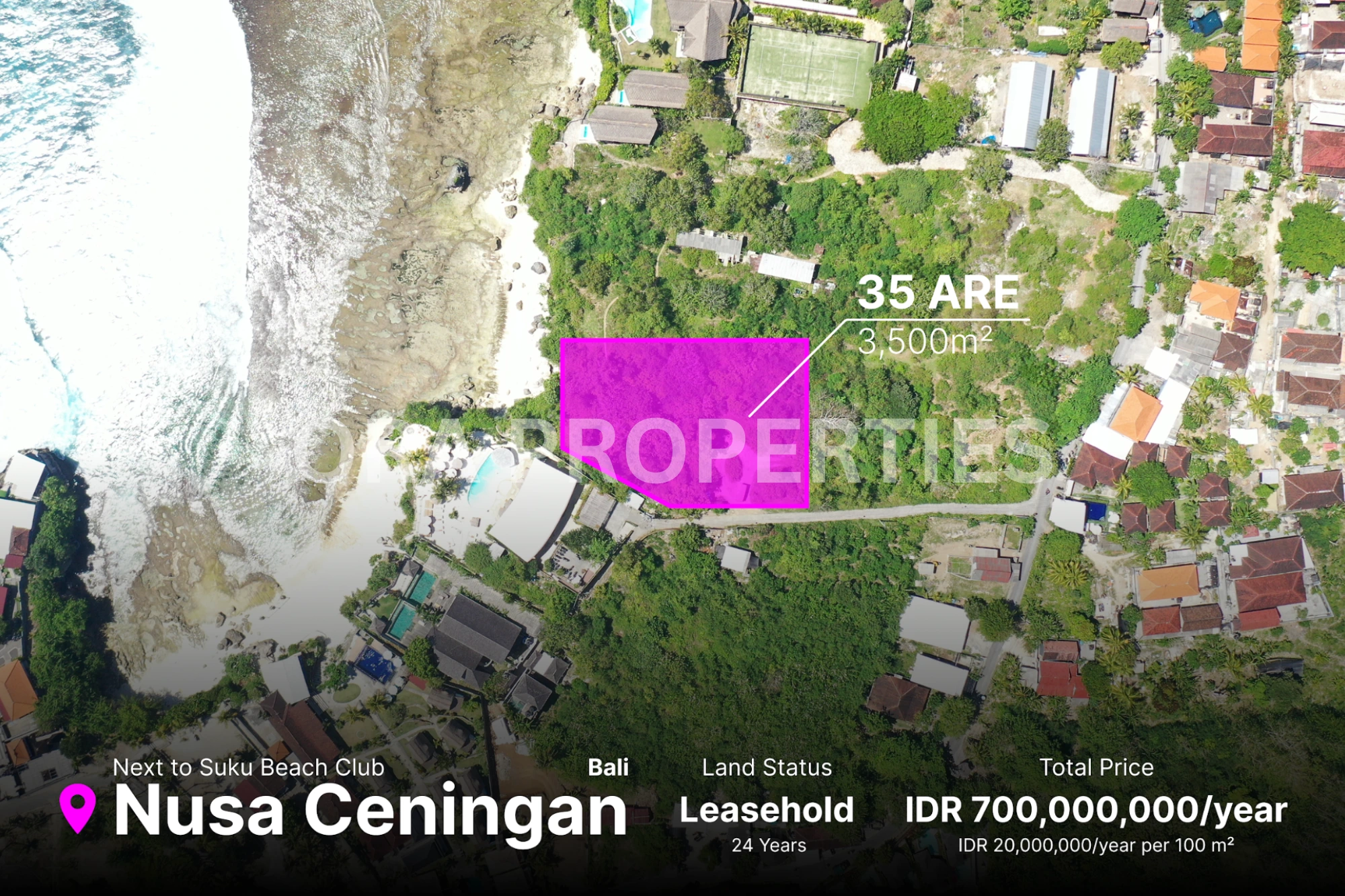 Nusa Ceningan Land – Next to Suku Beach Club