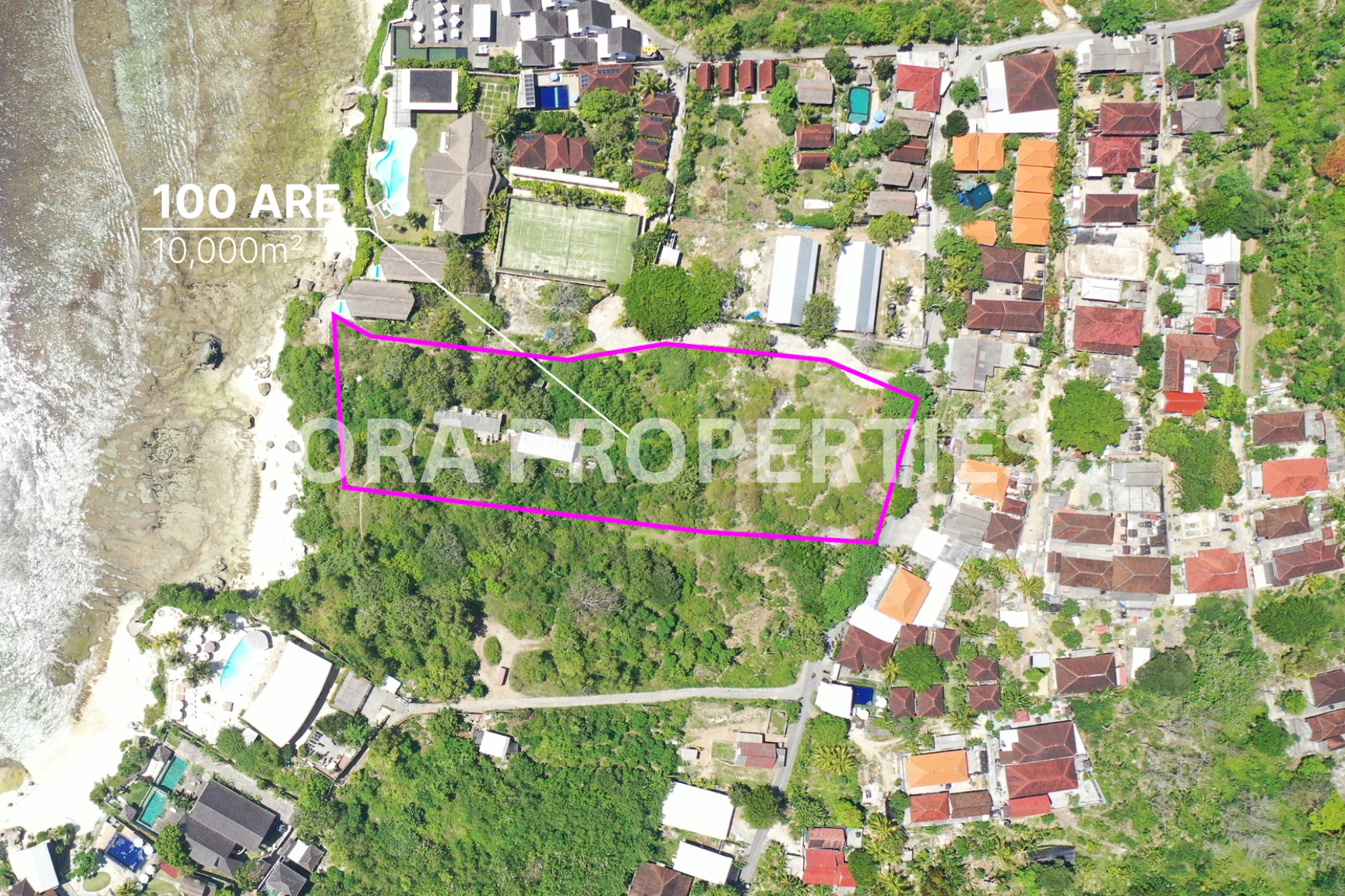 Nusa Ceningan Cliff Front Land