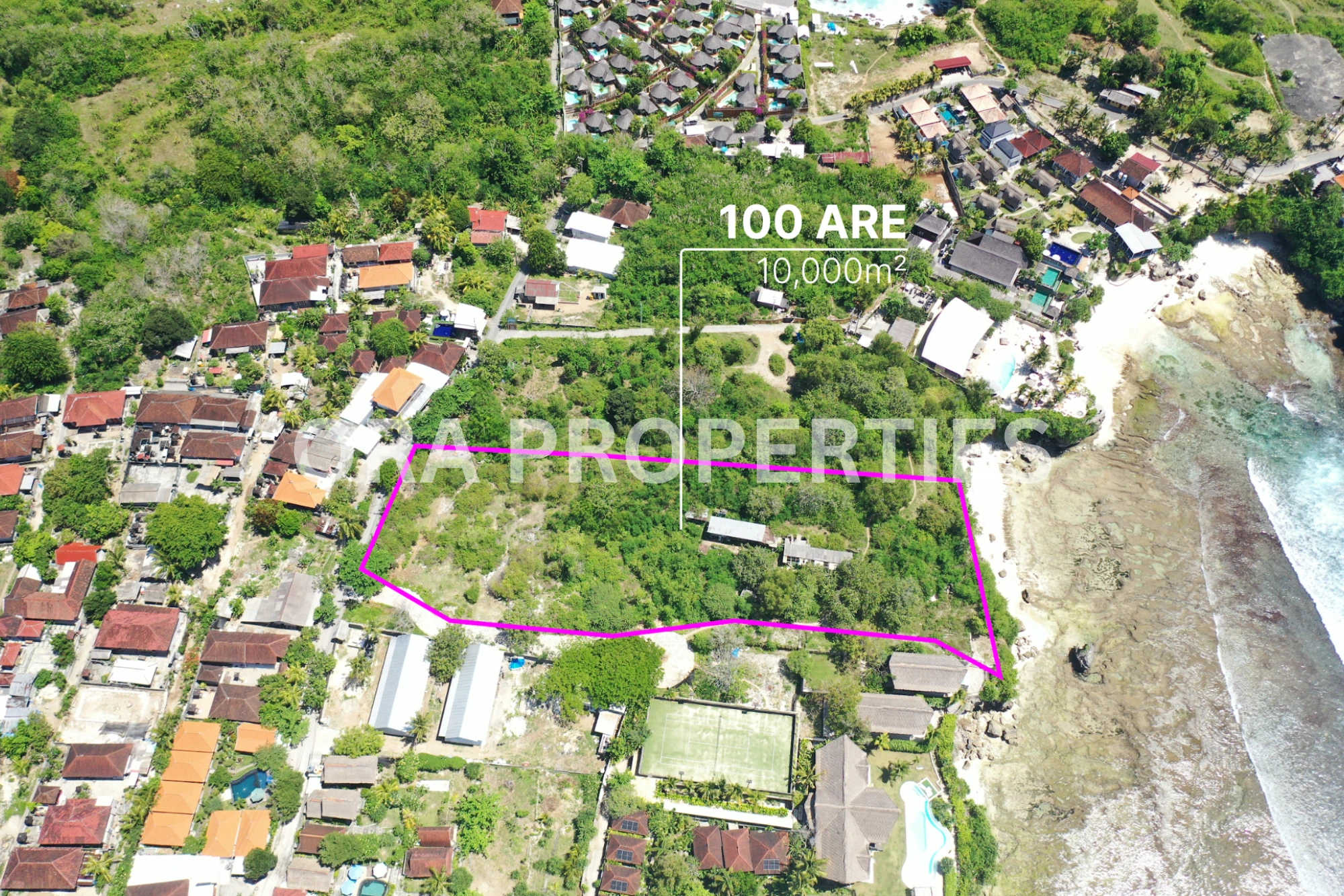 Nusa Ceningan Cliff Front Land